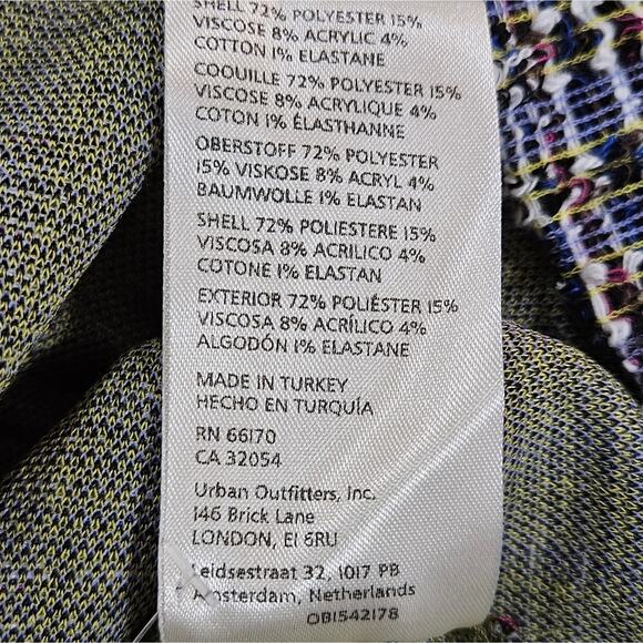 NWT Free People Maxx Mini Shirt Dress in Midnight Combo Size M - Picture 6 of 9